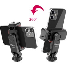Ulanzi ST-06S Telefon Tutucu Soğuk Ayakkabı Montajlı 360 ° Döner Kelepçe (Yurt Dışından)
