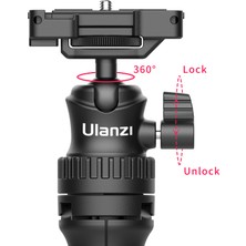 Ulanzi Mt-34 iPhone Samsung Için Çok Fonksiyonlu Uzatılabilir Tripod Telefon Tutucu (Yurt Dışından)