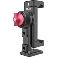 Ulanzi St-27 Metal Telefon Tutucu 3 Soğuk Ayakkabı ile Tripod Montaj (Yurt Dışından)