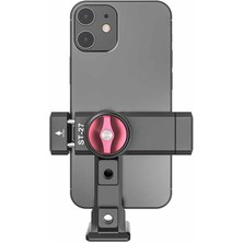 Ulanzi St-27 Metal Telefon Tutucu 3 Soğuk Ayakkabı ile Tripod Montaj (Yurt Dışından)