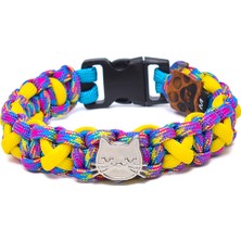 Ig Design %100 Handmade Premium Paracord Örgü Kedi Tasması
