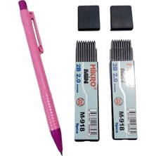 Glanart 2.0 mm Kalın Uçlu Versatil Kalem 1 Adet ve 2.0 mm Kalın Uç Siyah 2 Paket