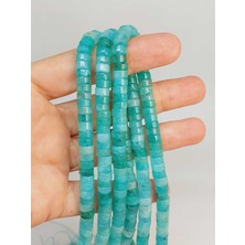 Yaşam Tohumu Amazonit Taşı Şekilli 3X6MM Dizi (49350)