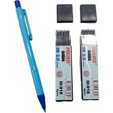 Glanart 2.0 mm Kalın Uçlu Versatil Kalem 1 Adet ve 2.0 mm Kalın Uç Siyah 2 Paket