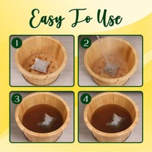 Lolandwiki 10 Adet Ayak Banyosu Çantası Lenfatik Drenaj Zencefil Ayak Islatma Tozu Ayak Spa Paketleri (Yurt Dışından)