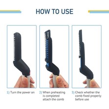 Lolandwiki Erkekler Sakal Düzleştirici Çok Fonksiyonlu Elektrikli Ikonik Sakal Düzleştirici Çok Fonksiyonlu Saç Curling (Yurt Dışından)