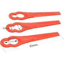 Lolandwiki Dası 50/100 Adet Yedek Plastik Bıçaklar Bahçe Çim Bahçe Biçme Bıçakları Bahçe Aksesuarları Aracı (Yurt Dışından)