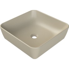 Turkuaz Seramik Mat Kapuçino One 46X46 cm Lavabo