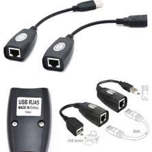 Xiaxiaoer USB Cat5 Cat6 RJ45 Lan Genişletici Uzatma Kablosu Adaptörü 2 Adet (Yurt Dışından)