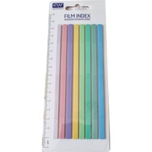 Kraf Film Index Kraf Yapışkanlı AYRAÇ85135-1 (Pp) Bright Color 5X135MM 8 Renk x 20YP