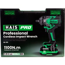 Hais Pro Haıspro Profesyonel Darbeli Somun Sıkma 1100 Nm 21 V