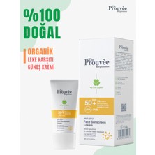 The Prouvee Reponses %100 Doğal 50+Spf Anti-Spot Leke Karşıtı Yüz İçin Organik Güneş Koruyucu Krem 40 ml