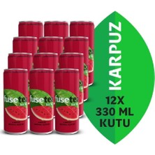 Fuse Tea Karpuz Aromalı Içecek Soğuk Çay 330 ml x 12 Adet