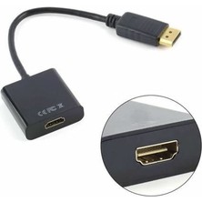 Pmr Displayport To HDMI Dönüştürücü Adaptör Display Port Erkek VGA Dişi