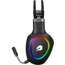 GameBooster GB-H05 Zen Rainbow LED 7.1 Titreşimli Siyah Oyuncu Kulaklığı