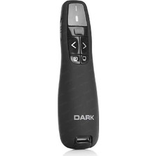 Dark Dk-Ac-Wp07 2.4 Ghz Kırmızı Lazerli Kablosuz Presenter Siyah