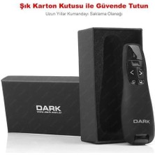 Dark Dk-Ac-Wp07 2.4 Ghz Kırmızı Lazerli Kablosuz Presenter Siyah