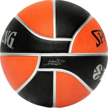 Spalding TF-150 Euroleague Kauçuk Antrenman Basketbol No 5 Outdoor Maç Topu 510 gr + Pompa + Havlu Bileklik