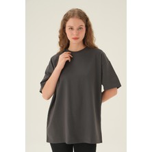 Rays 1633 Oversize Tişört Füme