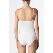 Tutku 2935 Siyah 3'lü Paket Ip Askılı Kadın Çıtçıtlı Body