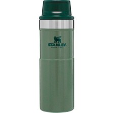 Stanley 0.47L Classic Trigger-Action Travel Termos Bardak - Hammertone Green