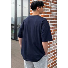 Only Trendwear  Erkek Baskılı Oversize Tshirt