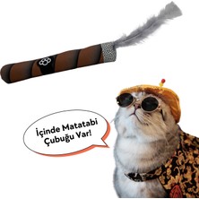 Miyav Matatabi Çubuklu Peluş Puro Kedi Oyuncağı Catnip Çubuklu Kedi Oyuncağı