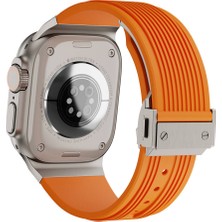 Musal Watch Ultra 49MM Uyumlu KRD-113 Spor Görünümlü Silikon Kordon