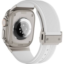 Musal Watch Ultra 49MM Uyumlu KRD-113 Spor Görünümlü Silikon Kordon