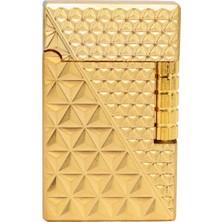 Als Dupont Kabartmalı Gazlı Metal Çakmak