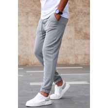 Madmext Boyalı Gri Basic Eşofman 5424