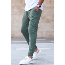Madmext Haki Basic Eşofman 5424