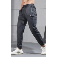 Ghassy Co. Erkek Running Reflektörlü Hızlı Kuruma Koşu Egzersiz Spor Salonu Eşofman Altı