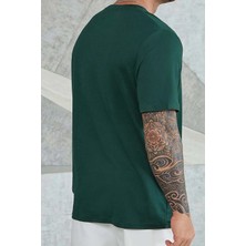 Only Trendwear  Erkek Belive In Yourself Baskılı Oversize Tshirt