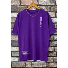 Only Trendwear  Erkek Belive In Yourself Baskılı Oversize Tshirt