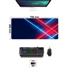 Concord MP703 Oyunculara Özel Premium Kaymaz Desenli Gaming Mouse Pad 300 x 800 x 4 mm