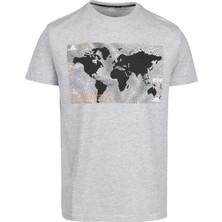 Trespass Erkek Chera- Male Casual Prınted Tshırt Grey Marl T-Shırt MATOTSTR0095-23394