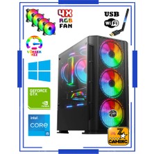 Zeiron GTX20 Intel Core I5-12400F 16 GB Ram 256GB M.2 SSD + 1tb HDD 6gb GTX1660 Oyuncu Masaüstü Bilgisayar
