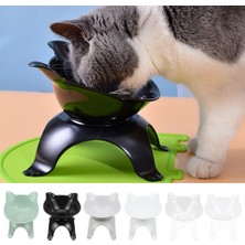 Shanhua Shop Yeşil Stil Kedi Kase Pet Köpek Kedi Yavaş Besleme Anti-Boğulma Omurga Korumak Su Gıda Kase Koruma Bakım Kase Dayanıklı Çok Fonksiyonlu Kase (Yurt Dışından)