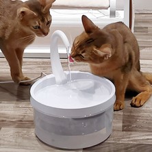 Shanhua Shop Kırmızı Stil Yeni 2l Pet Kedi Su Çeşmesi USB Otomatik LED Işık ile Köpek Içme Çeşmesi Tiryakisi Besleyici Pet Içme Çeşmesi Dispenseri (Yurt Dışından)