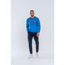 Combat Tactical Sweatshırt Basıc - 902 - B01 - S.mavi