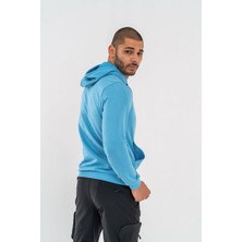 Combat Tactical Sweatshırt Kapşonlu - 904 - B08 - Mavi
