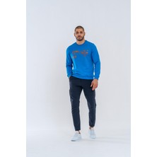 Combat Tactical Sweatshırt Basıc - 902 - B01 - S.mavi