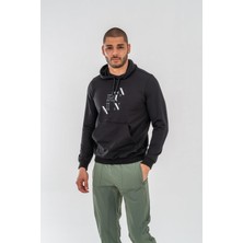 Combat Tactical Sweatshırt Kapşonlu - 904 - B37 - Siyah