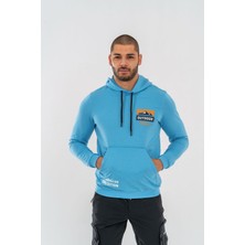 Combat Tactical Sweatshırt Kapşonlu - 904 - B08 - Mavi