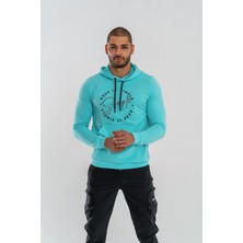 Combat Tactical Sweatshırt Kapşonlu - 904 - B38 - Su Yeşili