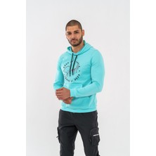 Combat Tactical Sweatshırt Kapşonlu - 904 - B38 - Su Yeşili