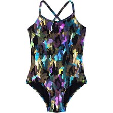 Slipstop Kız Çocuk Latoya Junior Swimsuit Mayo