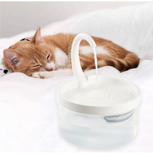 Shanhua Shop 3 Filtre Stili 2l Pet Kedi Su Çeşmesi USB Otomatik LED Işık ile Köpek Içme Çeşmesi Tiryakisi Besleyici Pet Içme Çeşmesi Dispenseri (Yurt Dışından)