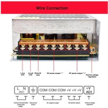 Cortex 24V 10A Metal Kasa Adaptör Güvenlik Kamera Şerit LED - 240W - Akım Koruma Devreli